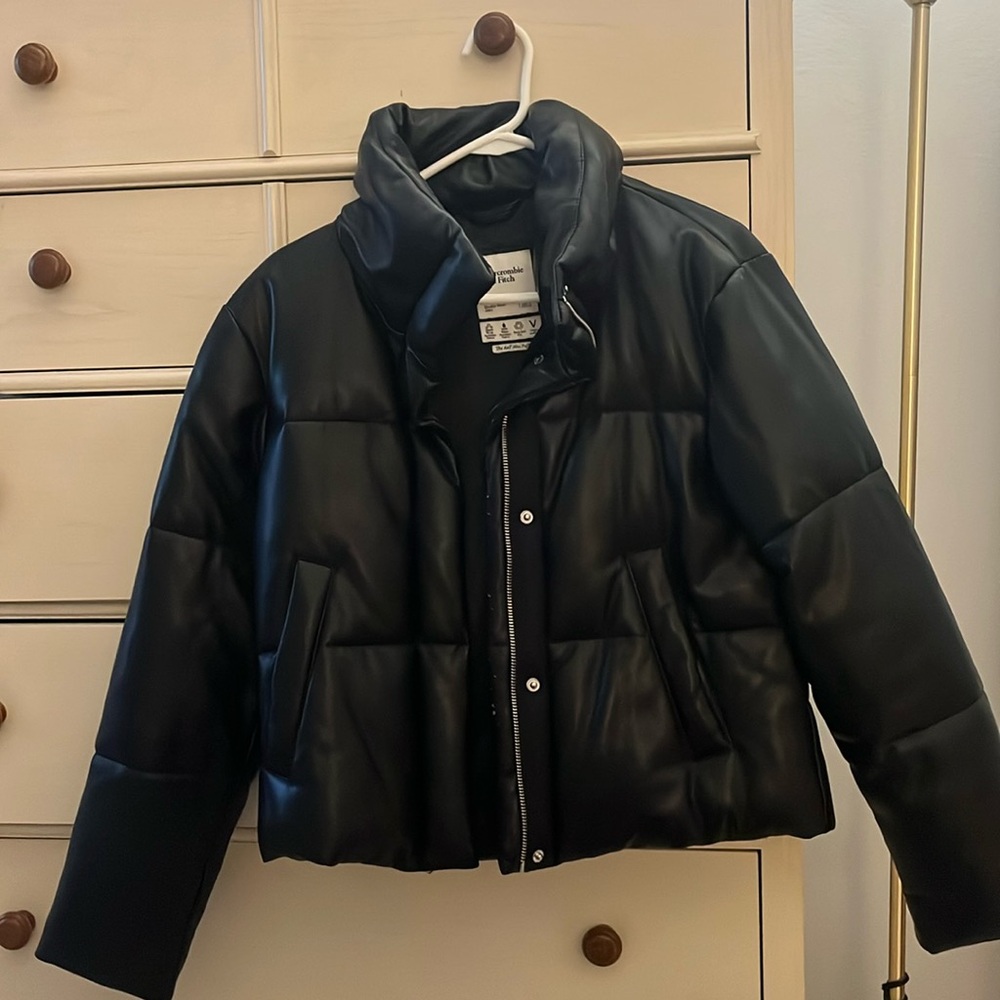 Abercrombie & fitch mini puffer jacket